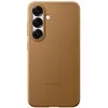 Image de Coque pour Galaxy S25 Collection Kindsuit en Cuir Premium Samsung Dorée