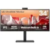 Image de Moniteur UltraWide 34 - LG - 34BA85QE-B - 3440x1440 - IPS - 5ms - HDMI/DP/USB-C