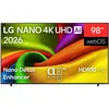 Image de Téléviseur Ultra HD noir - LG - 98 pouces - Résolution 3840 x 2160 - 144 Hz - Wi Fi intégré (WiFi 5) - 4 HDMI 2.1