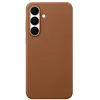 Image de Coque - SAMSUNG - Galaxy S25 FE - Cuir Premium - Marron clair - Antidérapante