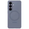 Image de Coque MagSafe - SAMSUNG - Galaxy S26 - Silicone souple indigo - Anneau magnétique - Antichoc