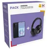 Image de Smartphone Samsung Pack Galaxy A57 67 5G Nano SIM 128 Go Bleu + Casque Bluetooth Noir