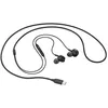 Image de Lot de 10 Ecouteurs intra auriculaires filaires micro intégré Son AKG USB type C Noir