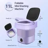 Image de Lave Linge Portable - mini machine à laver portable 11l - 22W - 3 Modes Nettoyage - Pliable - Silencieux- Adapté Aux Petits