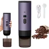 Image de Cafetière Portable 3-en-1 Universelle - Machine à Capsules Café Moulu et Dosettes - 15 Bars - USB
