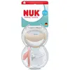 Image de Nuk 2 Sucettes Perfect Match 0-6m Beige/Rouge