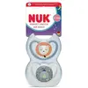 Image de Nuk 2 Sucettes Perfect Match Air Nuit 6-18m Lion
