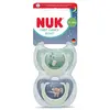 Image de Nuk 2 Sucettes First Choice Nuit 18-36m Hippo/Koala