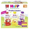 Image de Hipp Smoothies Multipack 3 variétés dès 12 mois 8 Gourdes x 120ml
