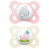 Image de Sucettes-MAM Sucette Original Animaux - 2-6 Mois - Silicone - X2 (Modèle : Dauphin et Fleur)