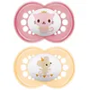 Image de Sucettes-MAM Sucette Original Animaux - 6+ Mois - Silicone - X2 (Modèle : Chat et Souris)