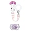 Image de MAM Sucette & Attache-Sucette Silicone 6+ Mois   Coloris aléatoires