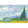 Image de Puzzle - PIATNIK - Van Gogh : Champ de blé avec cyprès - 1000 pièces - Multicolore - 68 x 48 cm