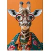 Image de Puzzle - Crazy Giraffe - 1000 pièces - 48 x 68 cm - Thème Animaux