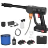 Image de Nettoyeur haute pression sans fil - 300W - 2 Batteries 1500mAh - 50BAR/725PSI - 3L/min - 7 accessoires - 24V 6A - Haute pression
