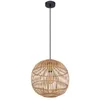 Image de Suspension bambou nature D:300 H:1500 excl. 1xE27 60W 230V