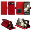 Image de Etui portefeuille - XEPTIO - Google Pixel 7 Pro 5G - Rouge - Souple - Rabat