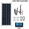 Image de avec contrôleur 50A Panneau Solaire 60w 12V 5V Sortie Sortie USB Cellules Solaires en Poly Avec Contrôleur P