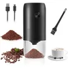 Image de Moulin à Café Électrique USB Rechargeable Moulin à Café avec Meule en Céramique et Brosse Coffee Grinder Rugosité réglable Broyeur