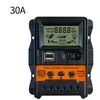 Image de 30A - Régulateur MPPT de charge pour panneaux solaires 12V-24Vavec double port USB et écran LCD vente en g