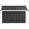 Image de DBA(150909)Abri pour robot de jardin 92x97x63cm Acier galvanisé Anthracite