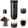 Image de Cafetière portable 3-en-1 rechargeable Ness-preso/Dolce-Gusto/moulu Label
