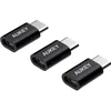 Image de AUKEY Adaptateur USB C vers Micro USB ( Lot de 3 ) avec OTG Connecteur USB Type