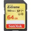 Image de Carte mémoire SDXC SanDisk Extreme 64 Go jusquà 150 Mo/s Classe 10 U3 V30