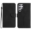 Image de Etui pour Samsung Galaxy S22 Ultra 6.8 Housse en Cuir PU Étui à Rabat Portefeuille Étui avec Fentes pour CartesNoir YR005