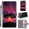 Image de Étui pour Xiaomi Redmi Note 12S-Note 11S-Note 11 4G 6.43 Housse en Cuir avec Fentes Cartes-Coucher de soleil et arbres DKSUU