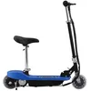Image de vidaXL Trottinette électrique avec siège 120 W Bleu