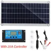 Image de Kit solaire 300 W - Panneau solaire flexible module PV monocristallin + contrôleur 20 A pour charger la batterie dans un bateau