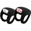 Image de Lumière pour vélo Knog Frog Stroble Lights Twinpack - Noir - Mixte - 4 modes déclairage