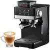 Image de 1350W Machine à café expresso broyeur 20 bars 20 niveaux mouture écran tactile buse vapeur réservoir 18L