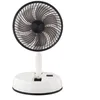 Image de Ventilateur sur pied portable oscillant sur pied - Batterie rechargeable - Alimenté par USB - Hauteur réglable - Silencieux
