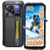Image de HOTWAV Hyper 7 Pro 5G Smartphone Robuste 36Go+256Go 66 FHD+ 24K 120Hz 10800mAh 200MP Téléphone Incassable Android 14 Noir