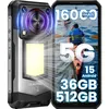 Image de OUKITEL WP56 5G Smartphone Robuste Android 15 36Go+512Go 16000mAh 6.8 120Hz 108MP+32MP Telephone avec Haut-Parleur 128dB NFC