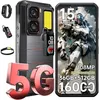 Image de Smartphone Robuste 5G OUKITEL WP300 36Go+512Go 6.8 FHD+ 16000mAh Telephone Incassable 108MP Modulaire Oreillette Dual SIM/NFC Noir