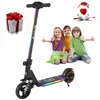Image de Trottinette électrique Enfants 6-12 Ans - ELSCOOT - Néons colorés - 130W - Pliable - écran LCD - Noir