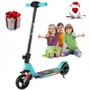 Image de Trottinette électrique Enfants 6-12 Ans - ELSCOOT - Néons colorés - 130W - Pliable - écran LCD - Bleu Ciel