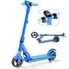 Image de Trottinette Electrique Enfant ELSCOOT S3 Pliable - Léger Ultra Portable - écran LCD - 130W - 8 km - Pour 6 à 12 ans- Bleu