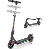 Image de Trottinette Electrique Enfant - Roues 65- Moteur 130W- 25Ah- Autonomie 5-8km - Pliable - Lumières LED - Hauteur Réglable - Noir