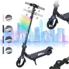 Image de 21.6V Trottinette Électrique pour Enfants 2 Vitesses Pliable Frein Électronique Moteur Sans Balais F602 (Gris)