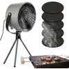 Image de Hotte aspirante portable avec ventilateur à 3 vitesses 5 filtres amovibles forte aspiration pour cuisine barbecue camping