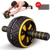 Image de Roue AbdominaleAb Roller WheelRoulette Abdominaux Exercice Roue de Fitness pour Musculation Sport Maison MaterielJaune
