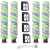 Image de VUSZR Lot Remplacement 4 Brosse Rouleau + 4 Filtres Crosswave 17132 et 2225N Series pour Familles BROSSE ET ACCESSOIRE D'ASPIRAT
