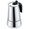 Image de CafetièreCafetière italienne 12 tasses 600ml cuisinière en acier inoxydable filtre Top Moka expresso - Type 300ML(6CUP)