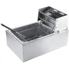 Image de Friteuse électrique - TMISHION - 6L - Acier inoxydable - Température max 200°C - Usage commercial et domestique