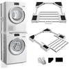 Image de JORMFTTE Cadre pour Machine à Laver/Sèche-Linge Intermédiaire avec Porte-Serviettes Extensible