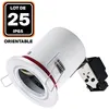 Image de Support de Spot - EUROPALAMP - GU10 - Lot de 25 - Étanche - Label BBC - Intérieur